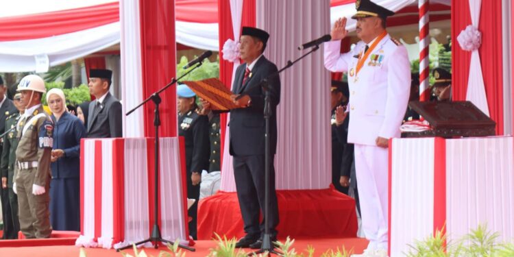 ‎Pinrang Gelar Upacara Khidmat HUT RI Ke-80, Semangat Nasionalisme Digaungkan