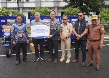 BRI Pinrang Perkuat Armada Kebersihan Pemkab dengan 3 Motor Roda Tiga