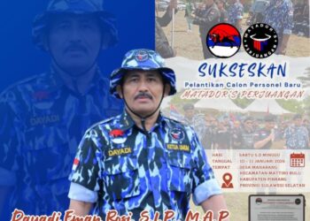 Ketua Umum Matador’s Perjuangan: Kualitas Kader Lebih Utama dalam Pelantikan 97 Anggota Baru